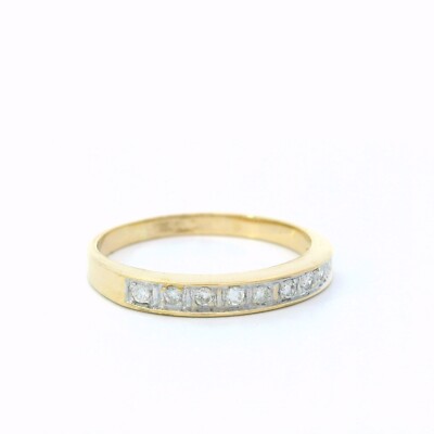 Ladies' ring, gold ring with brilliant yellow gold 585 14 KT