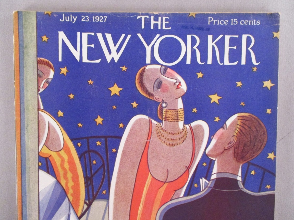 New Yorker Magazine - July 23, 1927 ~~ classic S.W. Reynolds cover