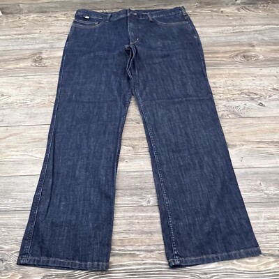 Carhartt Women's Blue Jeans Original Fit CAT 2 Flame Resistant Size 18 SHORT