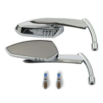 Chrome Custom Mirrors fit SUZUKI VS600 / VS750 / VS800 / VS1400 INTRUDER: 913916