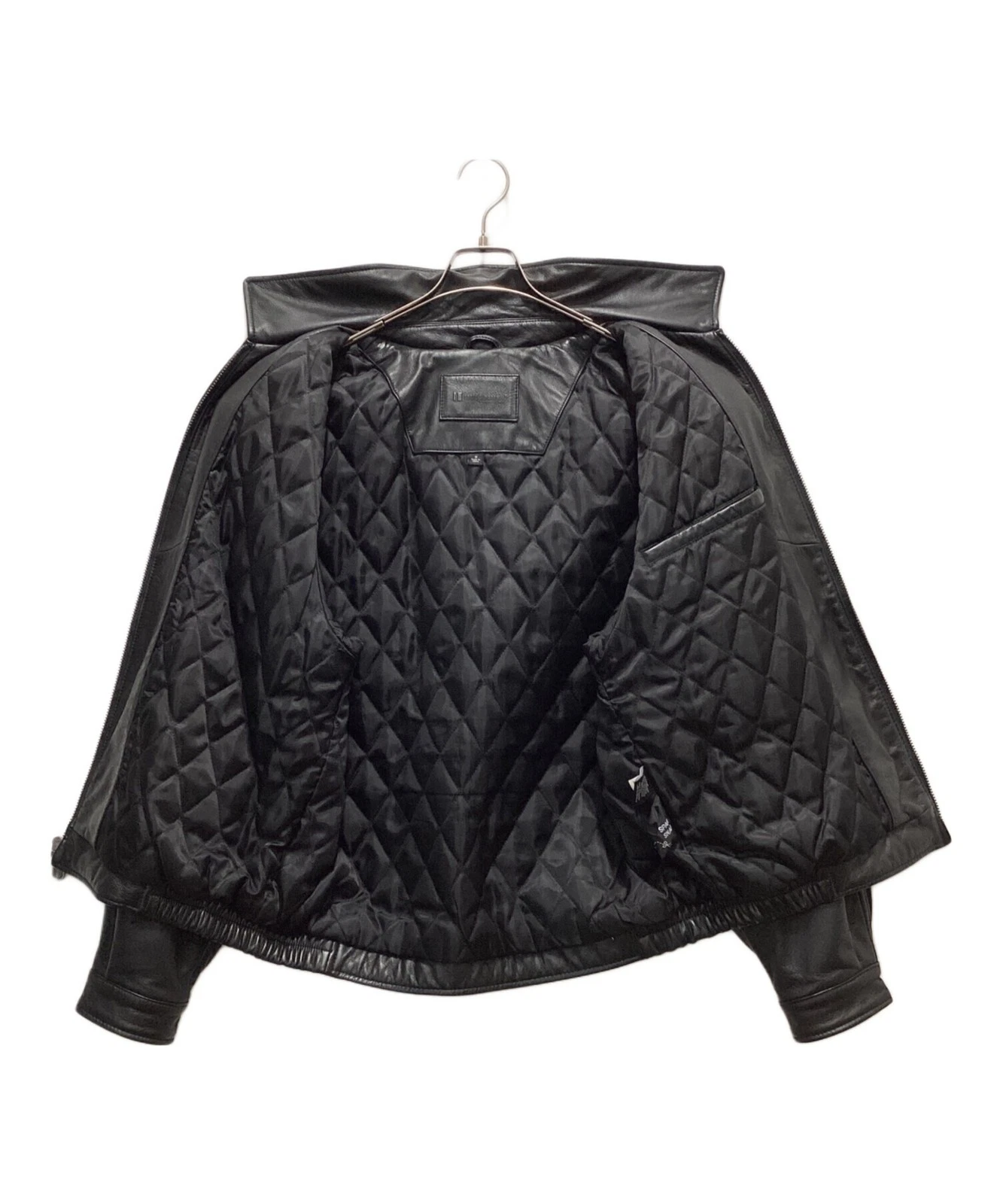 Croft & Barrow Leather Drizzler Jacket Men's Size M Black - product detail image 3