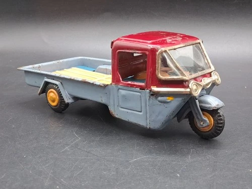 New ListingVintage 1950s Bandai Tin Litho Friction Three Wheeler M3 Made In Japan 6½" 🛵