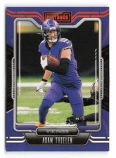 2021 Panini Playbook Adam Thielen Orange #58 Minnesota Vikings