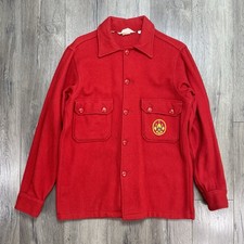 Vintage Boy Scouts Of America Jacket Men s 38 Red Wool Official BSA Scout Coat