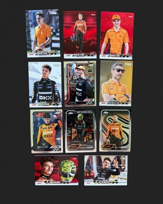 Topps/Topps F1 McLaren 11 Card Lot Piastri Norris