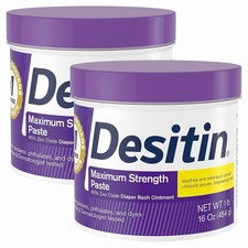 Desitin Maximum Strength Diaper Rash Cream, 40 Zinc Oxide  Treatment  Prevent