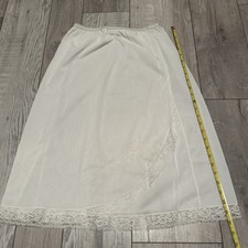 Philmaid Nylon Half Slip White Skirt Size Large Vintage