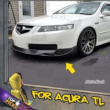 Fits 04-06 Acura TL JDM Mugen Style Front Bumper Chin Lip Spoiler VIP Body Kit