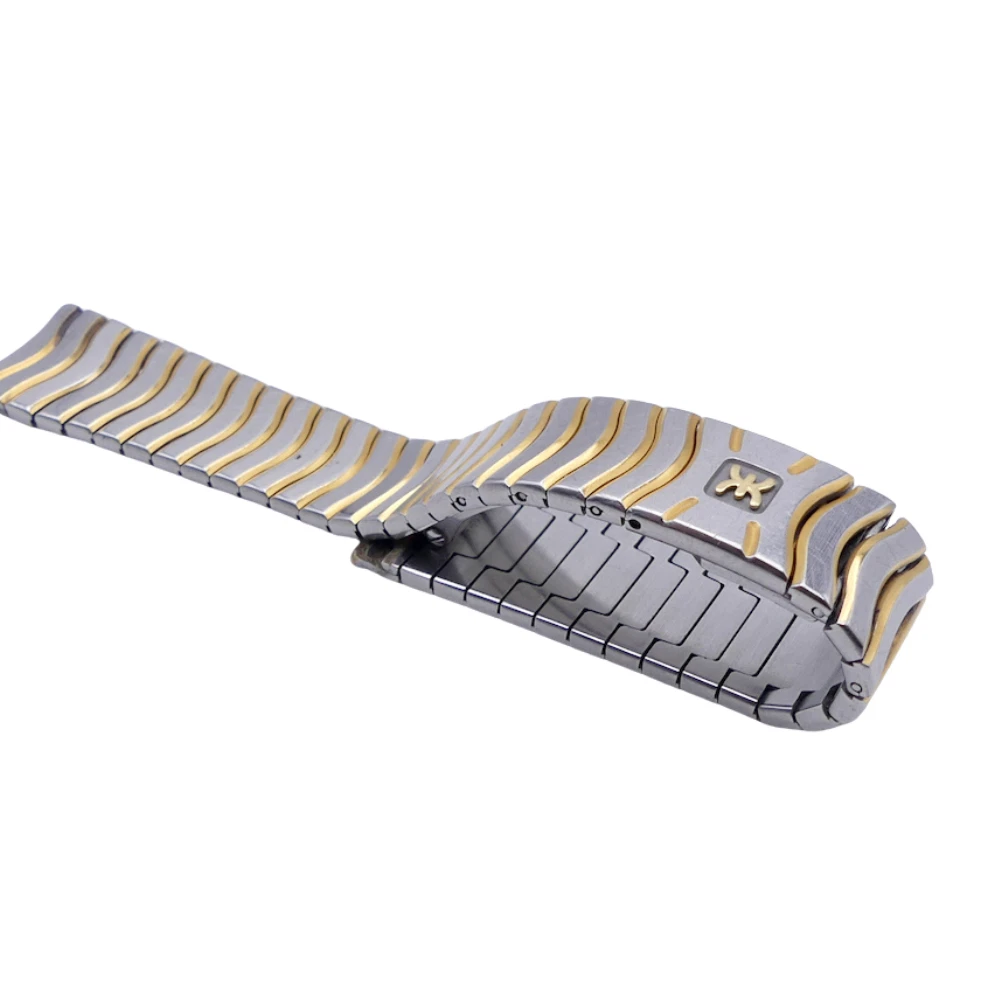 Bracelet Cuir Crocodile Gris EBEL - Anse 17mm, Boucle 16mm, Neuf Sans étiquette