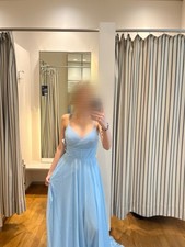 Abschlussballkleid Hellblau Gr. 38 Von Peek&cloppenburg