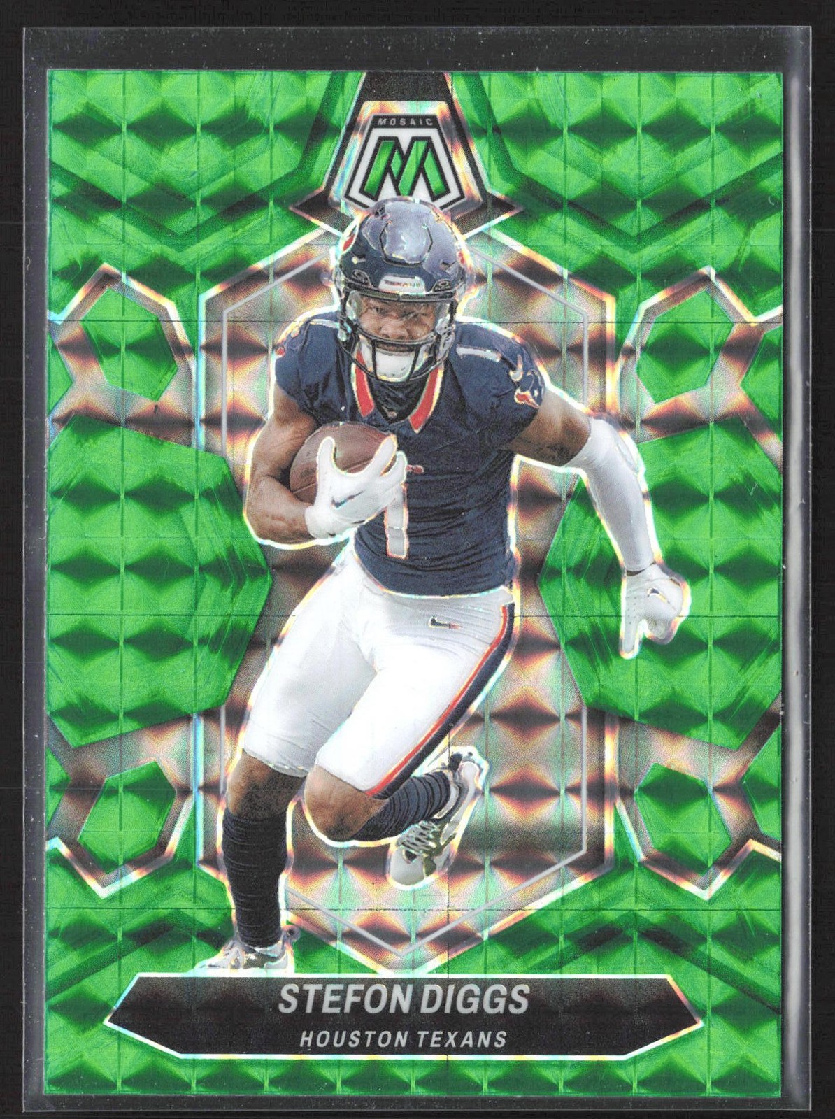 2024 Panini Mosaic #87 Stefon Diggs Mosaic Green