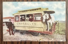 Colorized Photo 1910 Postcard. “Cherrelyn Horse Car” Streetcar In Denver, CO