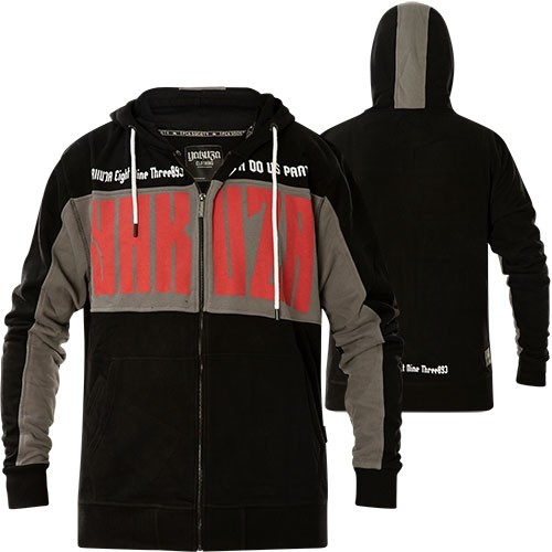 Толстовка с капюшоном на молнии YAKUZA Jacke Part Two Face HZB-20014 Schwarz Jacken Herren 11590₽