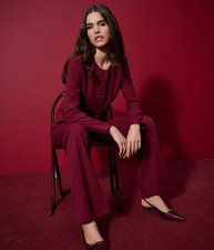 JOSEPH RIBKOFF Blazer UK 8 eckig Crêpe Scuba Effekt 253071