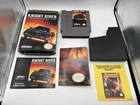 Knight Rider Nintendo NES Video Game 1989 Complete In Box CIB Rare Vintage Used