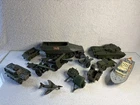 Job Lot Of 13 Vintage Dinky Toys Military Vehicles Spares Or Repair