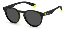 POLAROID KIDS PLD 8048/S 71C BLACK YELLOW 45/18/130 JUNIOR Sunglasses