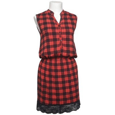 Rainbow, Kleid, Größe: S, Rot/Schwarz/Mehrfarbig, Karo, Damen #udm
