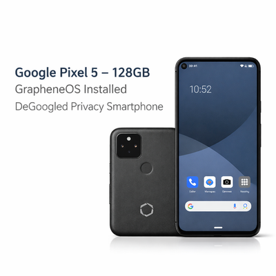 Google Pixel 5 GTT9Q - 128GB - Just Black (Unlocked) (Single SIM