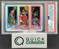 Topps Larry Bird/Magic Johnson/Julius Erving 1996-97 #22 for sale