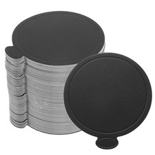 Mini tableros para pasteles mousse cartones para pasteles bases redondas para pasteles negros 200 un.