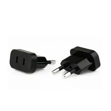 EU Europe EURO To US USA AC Power Wall Plug Travel Charger Adapter Converter