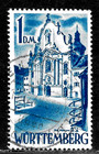 HICK GIRL-USED GERMAN/ WURTTEMBERG SC#8N27  ZWIEFALTEN CHURCH      X4498 — photo 1
