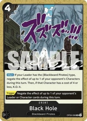 Black Hole - OP09-098 - UC - Near Mint