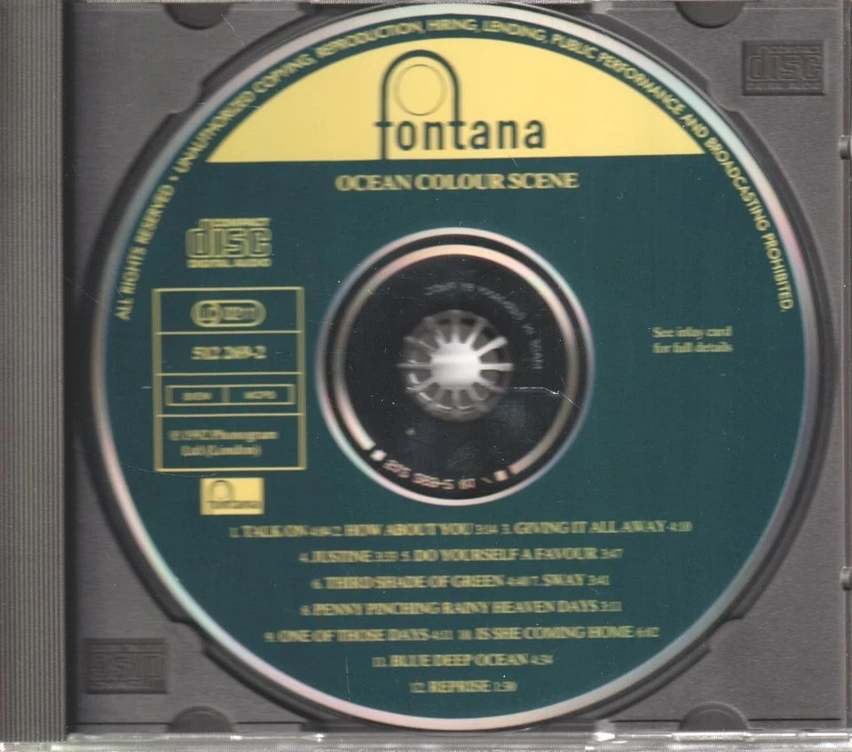 Ocean Colour Scene Selbstbetitelte CD UK Phonogram 1992 5122692 - Bild 3 von 3