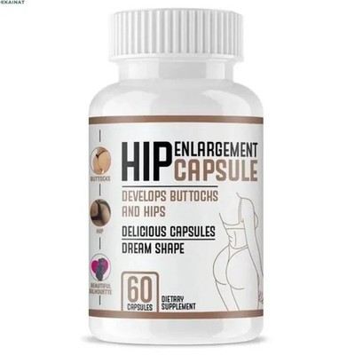 Hip Enlargement Dietary Supplement for Buttocks & Hips Development (60 Capsules)