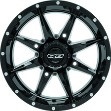 Quad Boss Slicer Wheels 20x7 4137 43 Gloss Blackmachined 608592