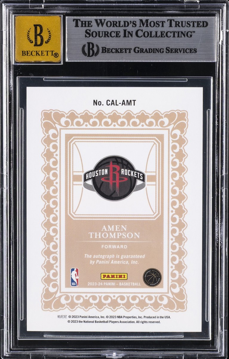 2023 PANINI CALLIGRAPHY SIGNATURES #CALAMT AMEN THOMPSON ROOKIE RC