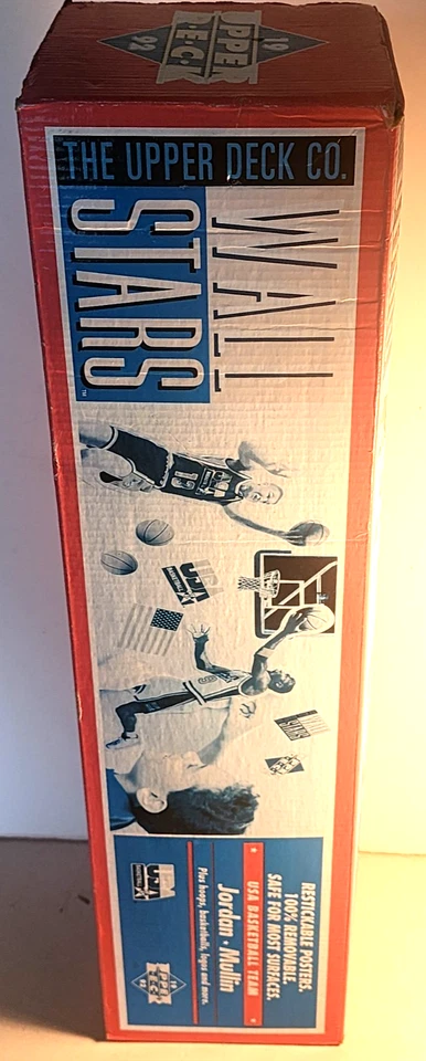 PÓSTERS READHESIVOS 1992 CUBIERTA SUPERIOR ESTRELLAS DE PARED MICHAEL JORDAN & CHRIS MULLIN Foto 2 de 4