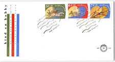 Netherlands #B653-655 FDC, 1990