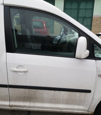 VW Caddy III 2K T�r Rechts Vorne Wei� LB9A 2K0831056B 333208