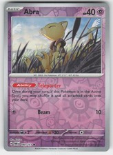 Abra Reverse Holo SV06: Twilight Masquerade Common 080/167 NM