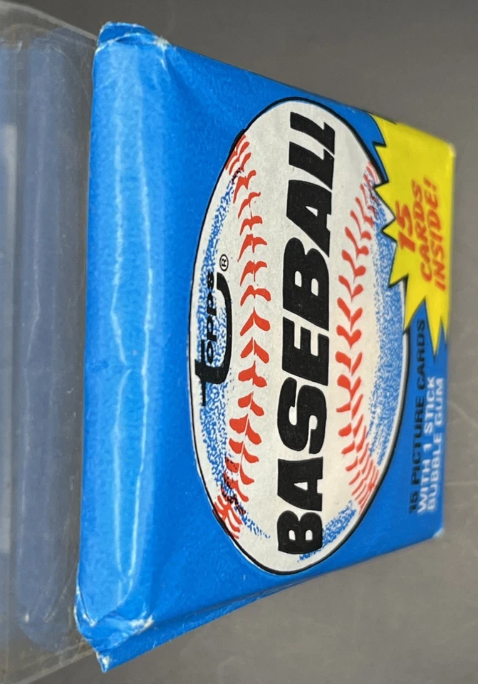 (1) Paquete de cera de béisbol Topps 1980 Henderson Foto 4 de 4