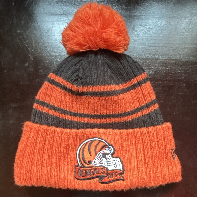 Cincinnati Bengals New Era Black/Orange Knit Hat