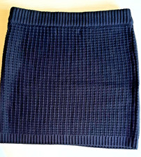 VERO Moda Damen Rock Strickrock Schwarz Gr. M 5 cm breiter Bund m. Gummizug