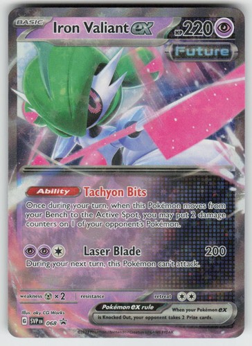 Iron Valiant ex 068 Holo Promo Scarlet & Violet Promo Pokemon Near Mint