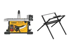 DeWalt DWE7485WS Compact Jobsite Table Saw 8 1/4in with Stand