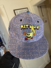 Hitman Grassroots California 7 5/8 Fitted Hat 100% Hemp 100% Satin Pac-Man