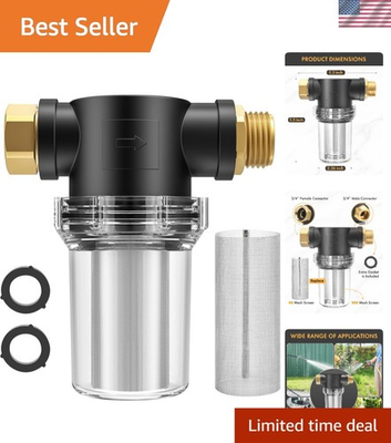 #ad Compact Inline Hose Filter for Pressure Washer with Extra O Rings for Durability $25.64