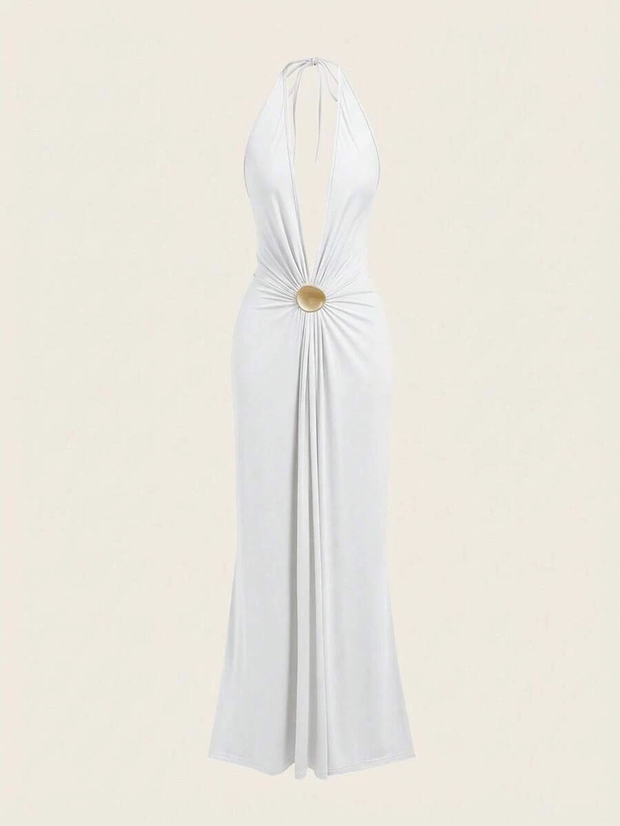 White Long Dresses for Women for sale | eBay