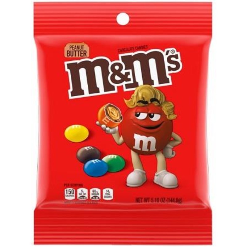 6x M-Ms Peanut Butter Chocolate Candy Bulk Snack Treats Lot New 51oz 7490₽
