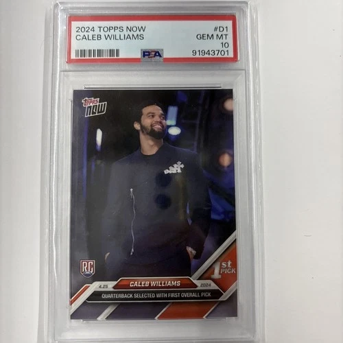 caleb williams rookie card psa 10