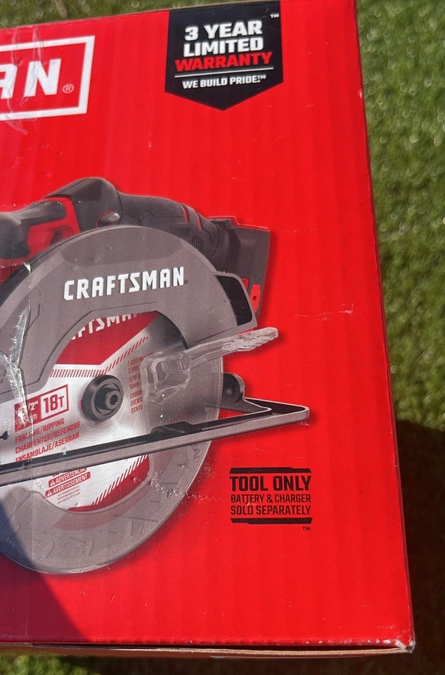 Craftsman Cordless Circular Saw V20 Lithium Ion 6-1/2" TOOL ONLY BRAND NEW - Image 4 of 4