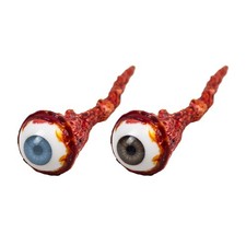 2pcs Fake Ripped Out Eyeball Halloween Scary Realistic Fake Eye Balls Prop