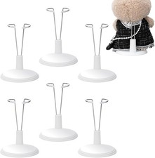 6 Pack Adjustable Doll Stand Compatible with Labubu 6.8 Inch Dolls, Stand Holder