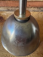 Vintage Eagle 1 Steel Thumb Oiler Oil Can Made In USA - Brass, Rubber Seal